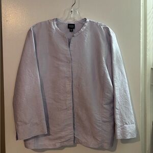 Eileen Fisher Light Lavender Blouse